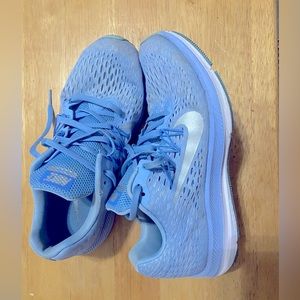 Women’s Baby Blue Nike Pegasus running shoes size 8.5
